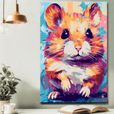 Hamster Portrait Painting by Numbers